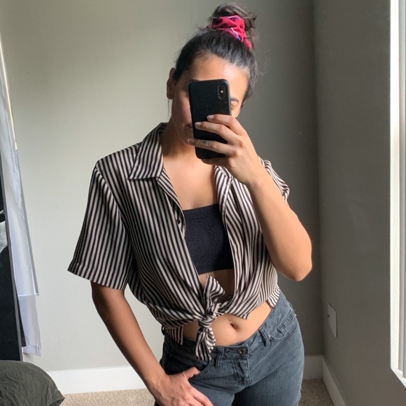 Stripped Button Down - Picture 2 of 3